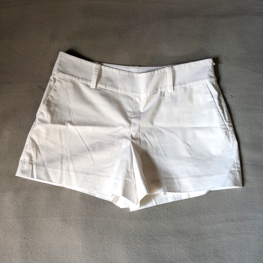 Ann Taylor Petite White Shorts